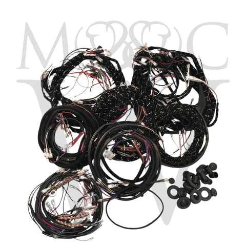 MCW115SET - COMPLETE WIRING HARNESS SET LHD - E-TYPE S1 4.2 2+2