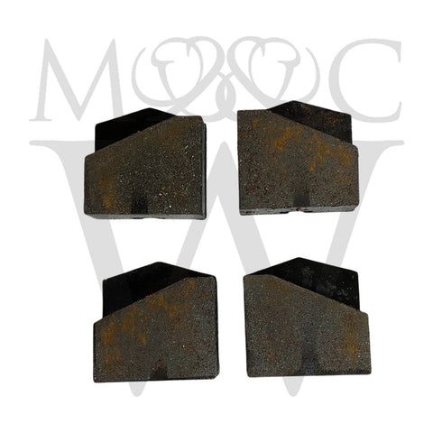 8522 HANDBRAKE PAD SET MK2/V8/MK10 3.8 TO CH. NO. 352066/E-TYPE S1 3.8 877566/886262