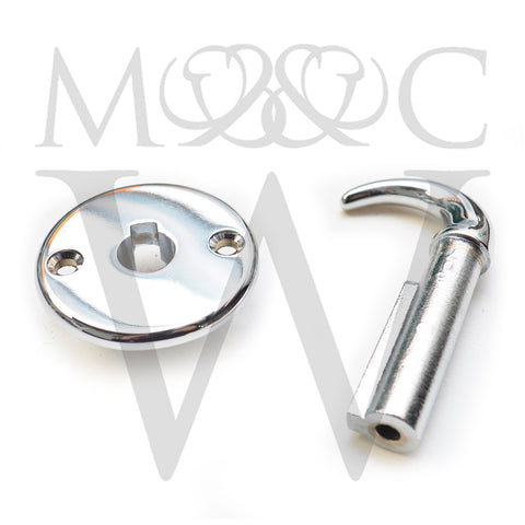 BD19903/4 - BONNET RELEASE HANDLE LOCK & ESCUTCHEON