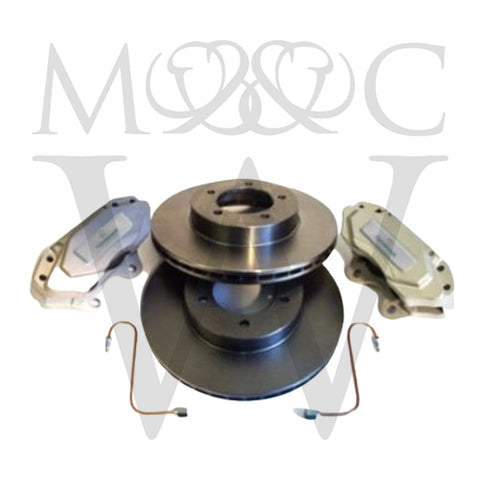 CLASSIC JAGUAR VENTED FRONT BRAKE CONVERSION KIT - BILLET ALLOY E-TYPE S1/E-TYPE S1 1/2/MK2/S-TYPE/DAIMLER V8 250