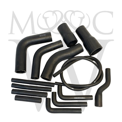 HK008 - WATER HOSE KIT COTTON BRAIDED - E-TYPE S1 4.2