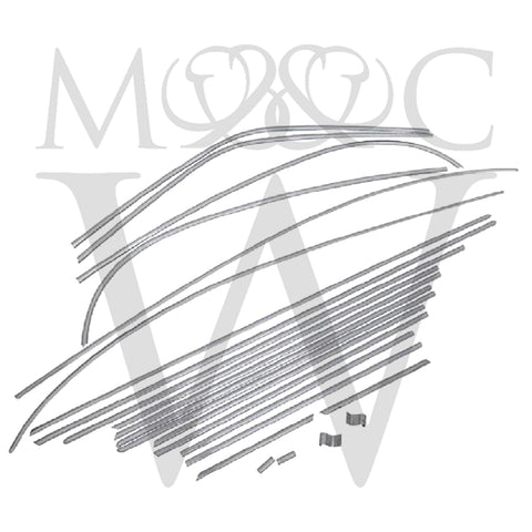 JAGUAR MK2 CHROME BODY MOULDING SET SBS1271