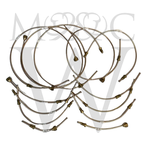 MW10810 - BRAKE PIPE SET, CUNIFER - RIGHT HAND & LEFT HAND MODELS - E-TYPE S1 3.8