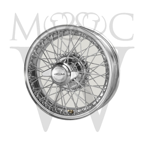 XW456C/3-TL  CHROME 5" X 16" WIRE WHEEL XK120/XK140/XK150