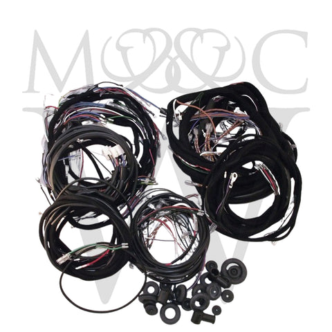 MCW102SET - COMPLETE WIRING HARNESS SET RHD - E-TYPE S1 3.8