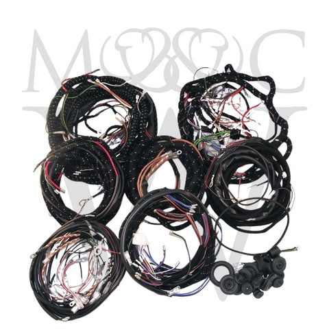 MCW104SET - COMPLETE WIRING HARNESS SET RHD - E-TYPE SERIES 1 4.2 FHC/DHC
