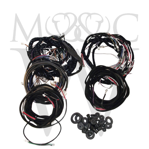 MCW112SET - COMPLETE WIRING HARNESS SET LHD - E-TYPE S1 3.8