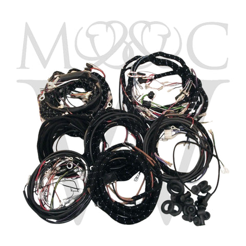 MCW113SET - COMPLETE WIRING HARNESS SET LHD - E-TYPE SERIES 1 4.2 FHC/DHC