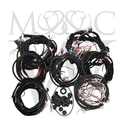 MCW114SET - COMPLETE WIRING HARNESS SET LHD - E-TYPE SERIES 1 4.2 FHC/DHC
