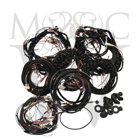 MCW115SET - COMPLETE WIRING HARNESS SET LHD - E-TYPE S1 4.2 2+2