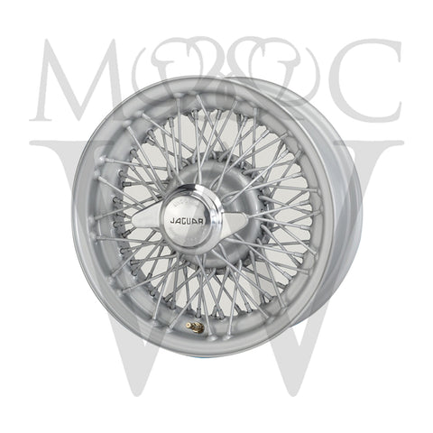 XW5744S-TL SILVER JAGUAR COMPETITION 5.5" X 15" WIRE WHEEL